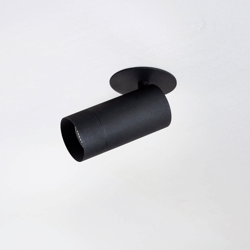 PM 55 IN Spot Deckeneinbaustrahler (2700K / CRI90, 20°, BX – Black Textured Matt, NO-DRV – kein Treiber)