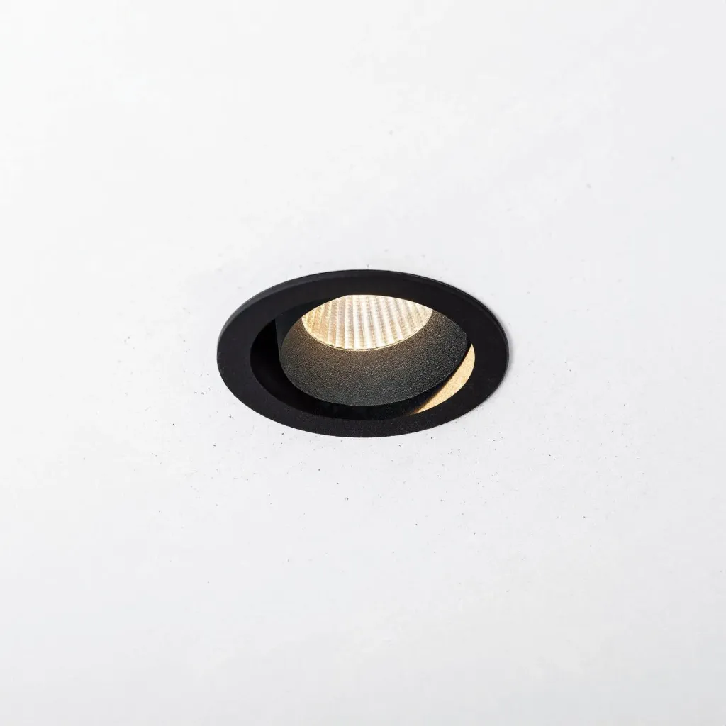 [2209.92700920.BX.XX0] PM 55 IN DL 10,3W Deckeneinbau rahmenbündig (2700K / CRI90, BX – Black Textured Matt (HERLIGHTING), NO-DRV – Senza Driver, 20°, STD – Standard)