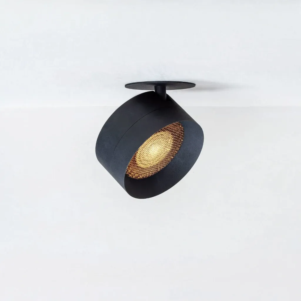 [2227.927018HA.BX.XX0] PM 111 IN SPOT 20,7W Deckeneinbau, dreh-schwenkbar (2700K / CRI90, BX – Black Textured Matt (HERLIGHTING), NO-DRV – kein Treiber, 15° (Wabenfilter))