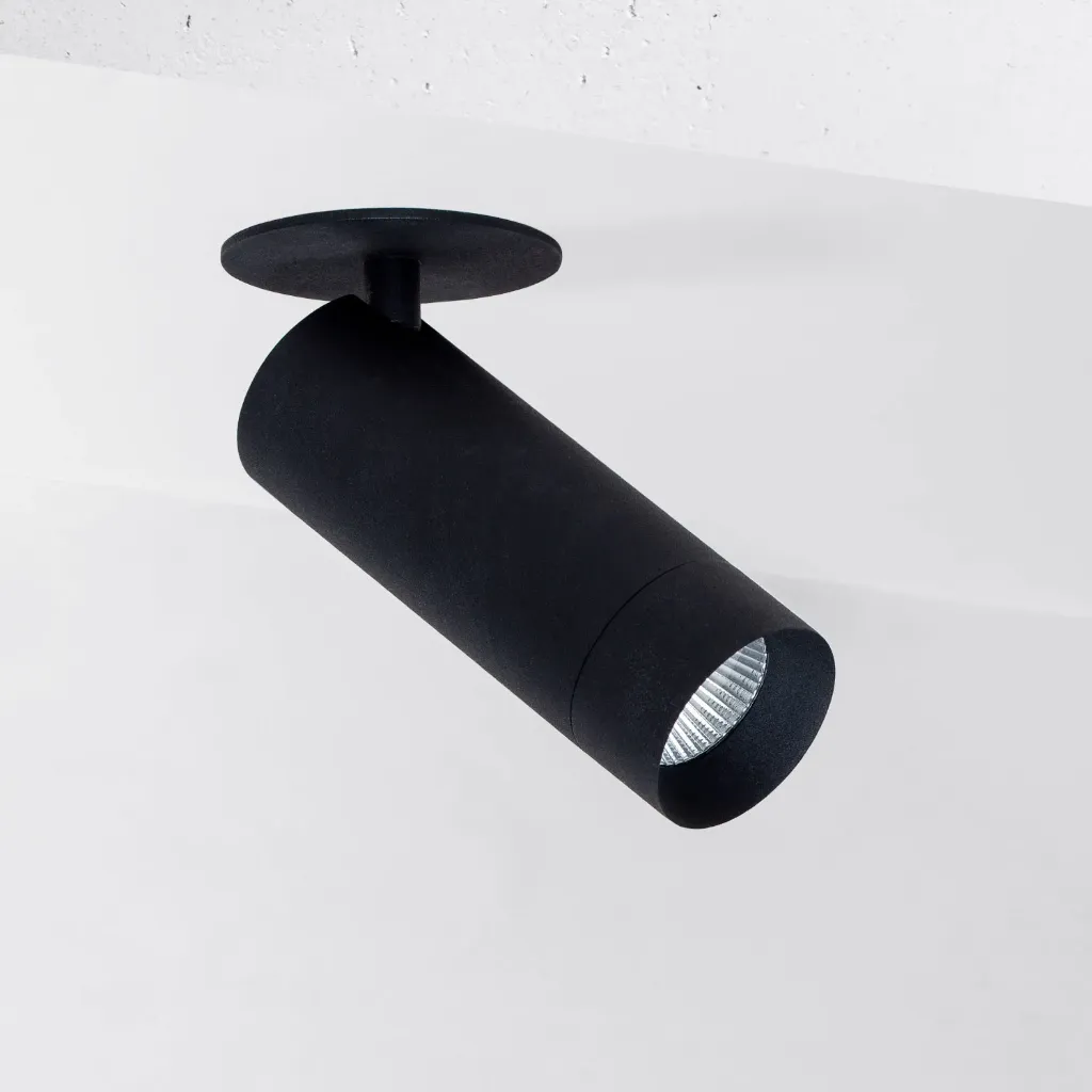 [2231.92700920.BX.XX0] PM 55+ IN SPOT 10,3W Deckeneinbau, dreh-schwenkbar (2700K / CRI90, BX – Black Textured Matt (HERLIGHTING), NO-DRV – kein Treiber, 20°, STD – Standard)