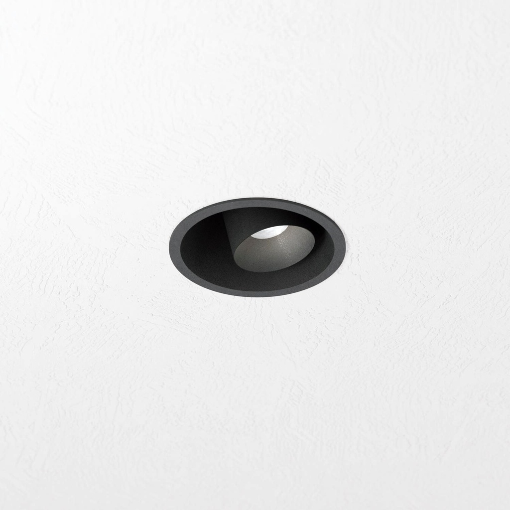 PM 33 IN DL Deckeneinbaustrahler (2700K / CRI95, 10°, BX – Black Textured Matt)