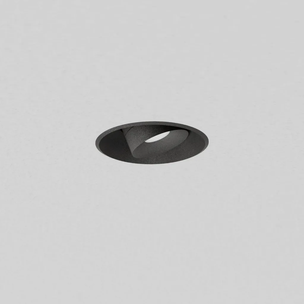 [2261.I27007ZM.BX.XX0] PM 46 IN DL ZM 7,8W Deckeneinbau mit Zoomoptik (2700K / CRI95, BX – Black Textured Matt (HERLIGHTING), NO-DRV – Sans Pilote)