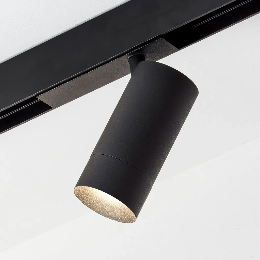 [6203.92701225.BX.XX1] PM 55 TRK MAG 11,9W Magnetschienenstrahler (2700K / CRI90, BX – Black Textured Matt (HERLIGHTING), ON-OFF – nicht dimmbar, 25°, STD – Standard)