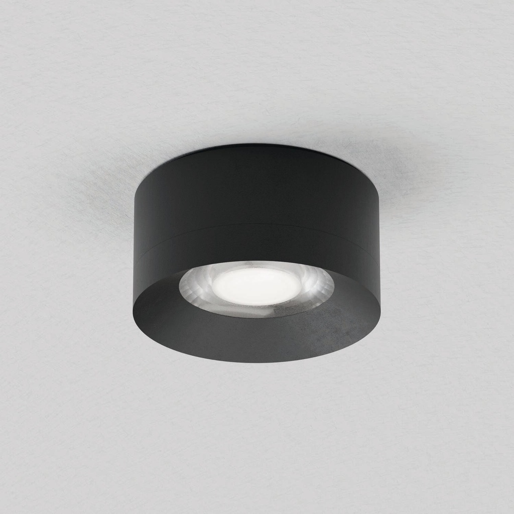 PM 70 ON Fix Deckenaufbaustrahler (2700K / CRI90, BX – Black Textured Matt, NO-DRV – kein Treiber)