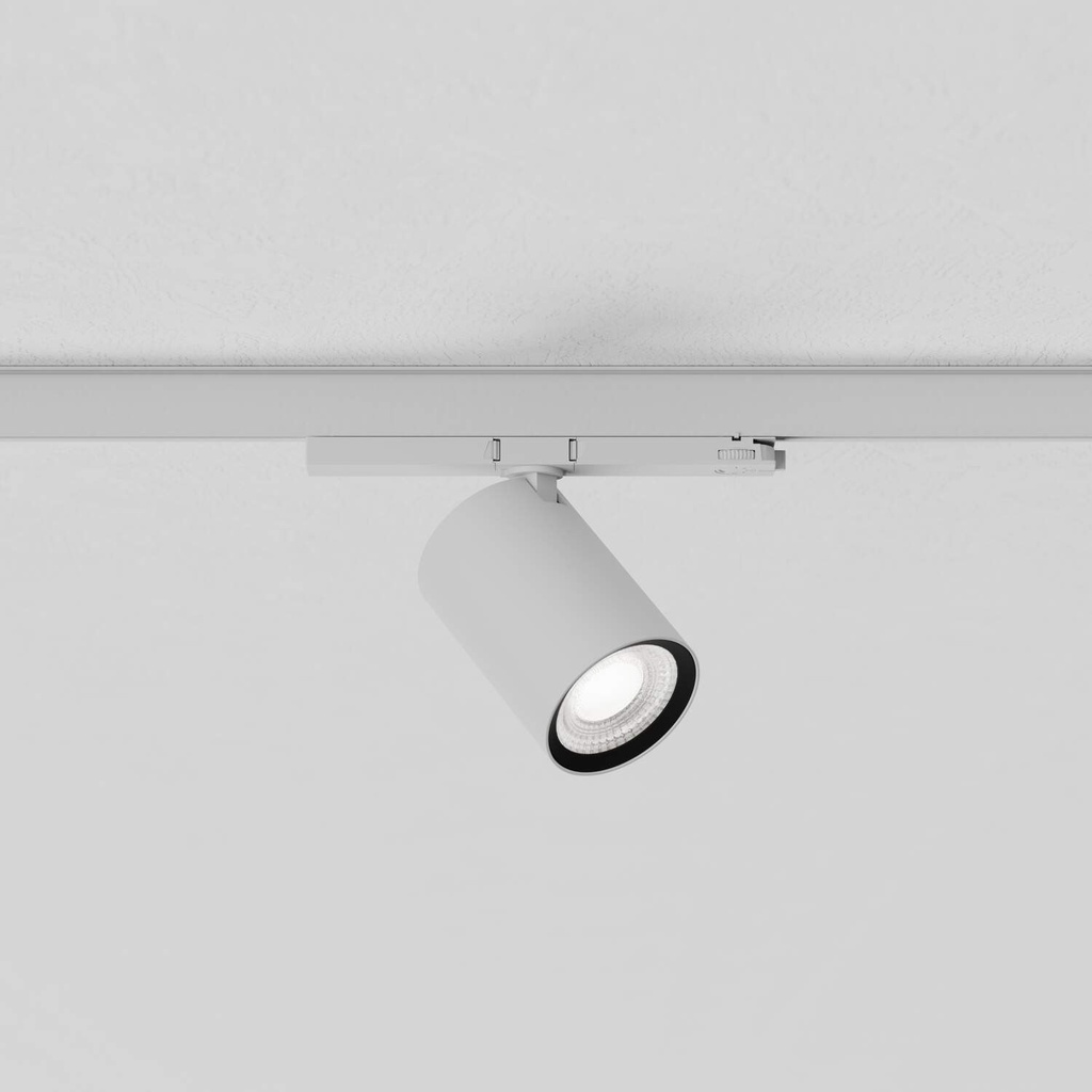 [P811.92701736.BS.XX1] Pot 85 TRK 19,5W Schienenstrahler 230V (2700K / CRI90, BS – Black Textured Satin (HERLIGHTING), ON-OFF – nicht dimmbar)
