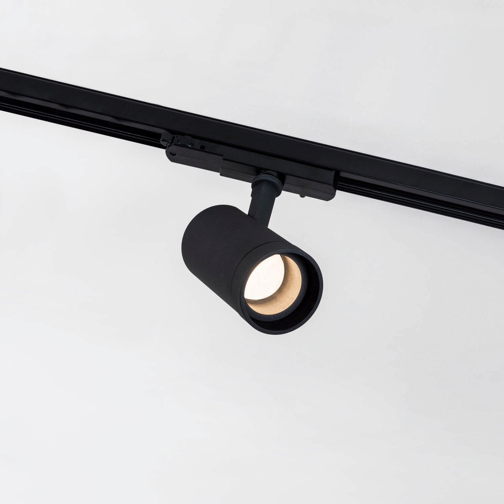 [P604.927025ZM.BX.XX1] Hit Zoom XL TRK 28,9W Schienenstrahler 230V (2700K / CRI90, BX – Black Textured Matt (HERLIGHTING), ON-OFF – nicht dimmbar)