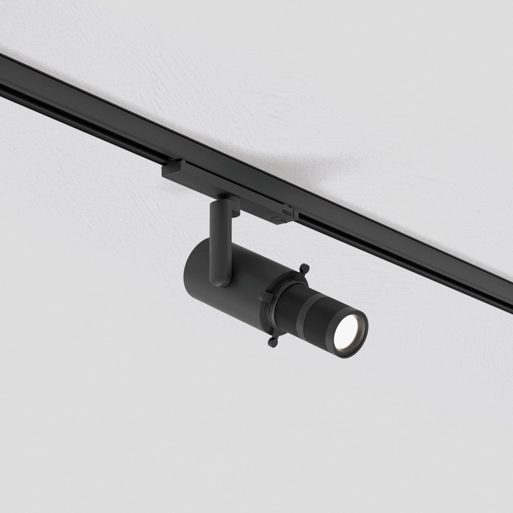 [P802.I27025ZM.BL.XX1] Gallery XL TRK Schienenstrahler 230V (2700K / CRI95, ON-OFF – nicht dimmbar)