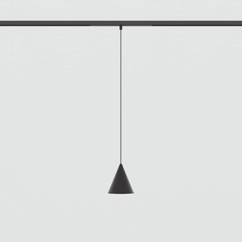 [P270.92700836.BL.XX0] Lp TRK MAG Magnetschienenstrahler (2700K / CRI90, BL – Black Smooth Matt (HERLIGHTING))