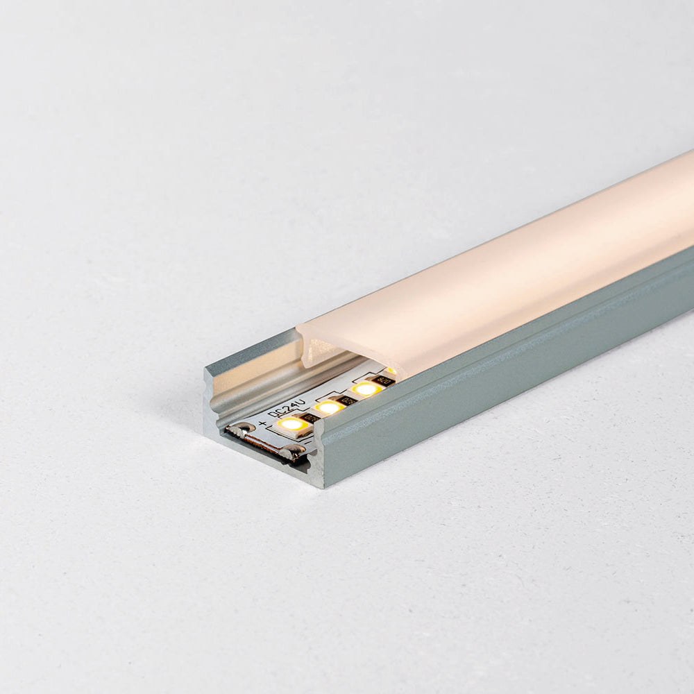 PF005 Aluminium-Profil Direktlicht IP20 (BL – Black Smooth Matt (HERLIGHTING))