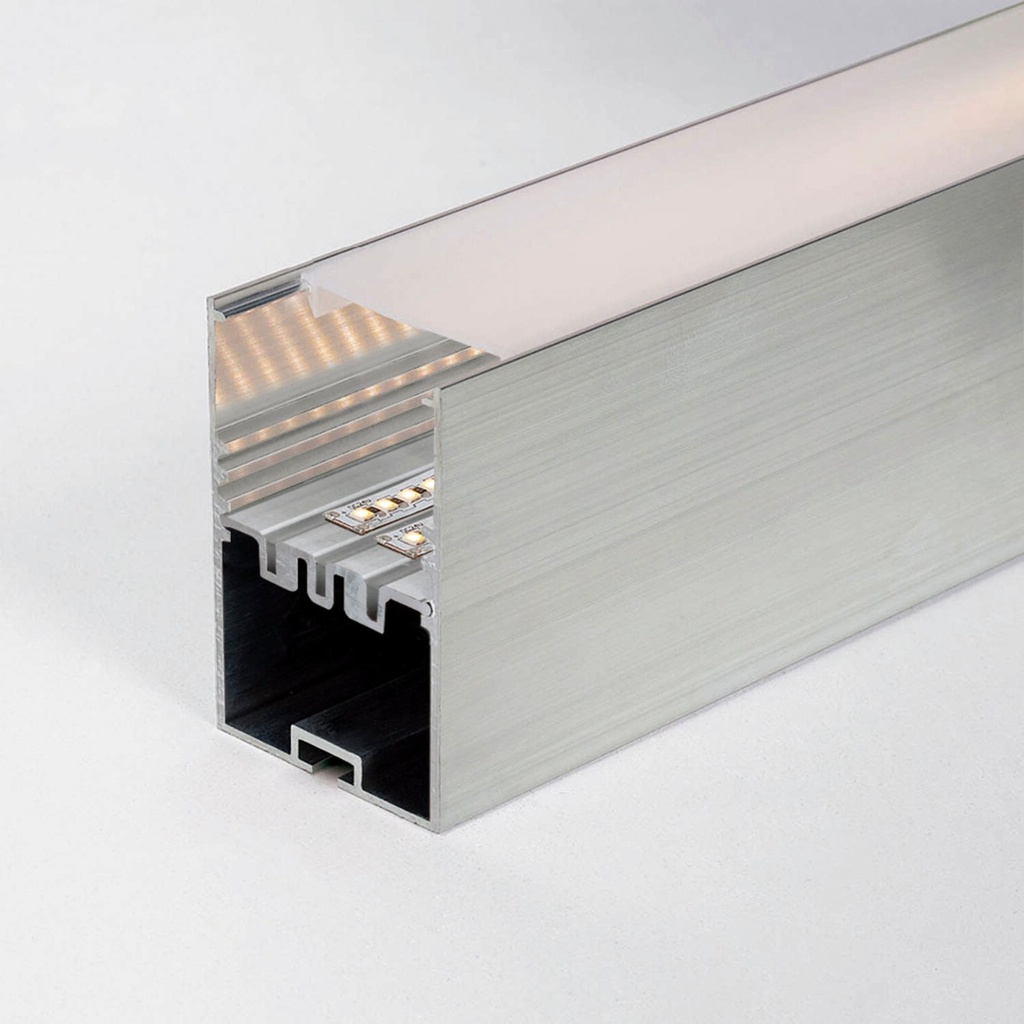 PF400 Aluminium-Profil Direktlicht IP20 (BL – Black Smooth Matt)