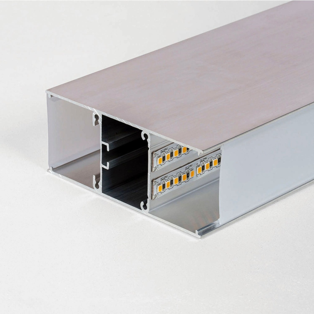 PF110 Aluminium-Profil Direktlicht IP20 (BL – Black Smooth Matt (HERLIGHTING))