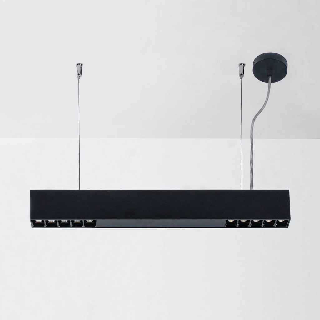 Nixeline Pendant Zebra Linearleuchte (2700K / CRI90, 15°, ON-OFF – nicht dimmbar, 669 mm)